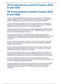 PN Comprehensive Online Practice 2024 B with NGN 151 correct solutions&period;