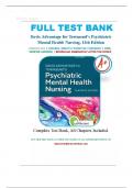 Test Bank for Davis Advantage for Townsend's Psychiatric Mental Health Nursing&comma; 11th Edition by Karyn I&period; Morgan All Chapters included