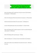 Engineering 102 Final Exam &lpar;Questions for Previous Quizzes throughout the year&rpar; questions with Complete Solutions rated A&plus;