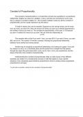 Constant of Proportionality Notes
