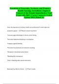 Essentials of Maternity&comma; Newborn&comma; and Women's Health Nursing&comma; 3rd Edition Chapter 8 Cancers of the Female Reproductive Tract Exam with 100&percnt; Correct Answers &vert; Latest Update 2024 &vert; Rated A&plus;