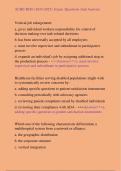 ACHE BOG &lpar;2024-2025&rpar; Exam &period;Questions And Answers