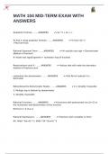 MATH 104 MID-TERM EXAM WITH ANSWERS