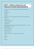 ASRT - California Supervisor and Operator 214 Exam Study Questions With 100&percnt; Correct Answers&vert;46 Pages