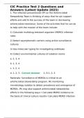 CIC Practice Test 2 Questions and Answers &lpar;Latest Update 2025&rpar;