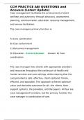CCM PRACTICE ABI QUESTIONS and Answers &lpar;Latest Update&rpar;