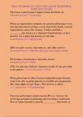 MHA 705 MODULE 6 &lpar;2024-2025&rpar; EXAM QUESTIONS  WITH SOLUTIONS