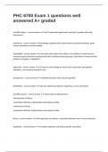PHC 6700 Exam 1 questions well answered A&plus; graded