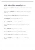 OCR A-Level Computer Science 2024&sol;2025