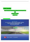 Ethical Obligations and Decision-Making in Accounting&colon; Text and Cases&comma; 6th Edition  By Steven Mintz and William Miller&period; ISBN10&colon; 1264135947 &vert; ISBN13&colon; 9781264135943&period; All Chapters 1-8 IN 395 Pages&period; TEST BANK