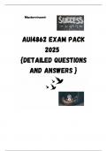 AUI4862 EXAM PACK 2025  &lbrace;DETAILED QUESTIONS AND ANSWERS &rcub;