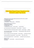 CNA State Board Exam Questions And Answers Latest Top Score&period;