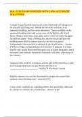 BUL 3130 EXAM 2024&sol;2025 WITH 100&percnt; ACCURATE SOLUTIONS