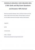 C165 EXAM PACKAGE DEAL QUESTIONS WITH 100&percnt; CORRECT ANSWERS &vert; GUARANTEED SUCCESS