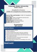Straighterline Sciences 2024-2025  CHEM 101 Straighterline Chemistry Final Exam Review &lpar;multiple choice & T or F&rpar; Questions with Verified Solutions&vert; 100&percnt; Pass Guaranteed &vert; Graded A&plus; &vert;