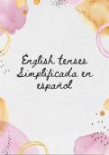 English tenses explicaci&oacute;n en espa&ntilde;ol