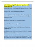 AAMI Embalming 1 Test 2 review questions with correct answers&period;