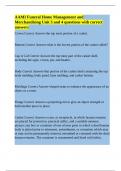 AAMI Funeral Home Management and Merchandising Unit 3 and 4 questions with correct answers&period;