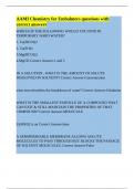 AAMI Chemistry for Embalmers questions with correct answers&period;