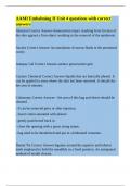 AAMI Embalming II Unit 4 questions with correct answers&period;