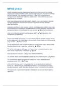 NFHS Unit 2 Test &lpar;Questions & Answers&rpar; Rated 100&percnt; Correct&excl;&excl;