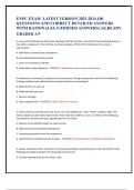 ENPC EXAM LATEST VERSION 2023-2024 100  QUESTIONS AND CORRECT DETAILED ANSWERS  WITH RATIONALES &lpar;VERIFIED ANSWERS&rpar; &vert;ALREADY  GRADED A&plus;  A 5-year-old child presents with hives&comma; swelling of the lips and face&comma; and stridor that developed about an  hour after 