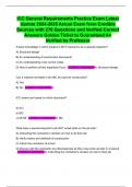 ICC General Requirements Practice Exam Latest Update 2024-2025 Actual Exam from Credible Sources with 270 Questions and Verified Correct Answers Golden Ticket to Guaranteed A&plus; Verified by Professor
