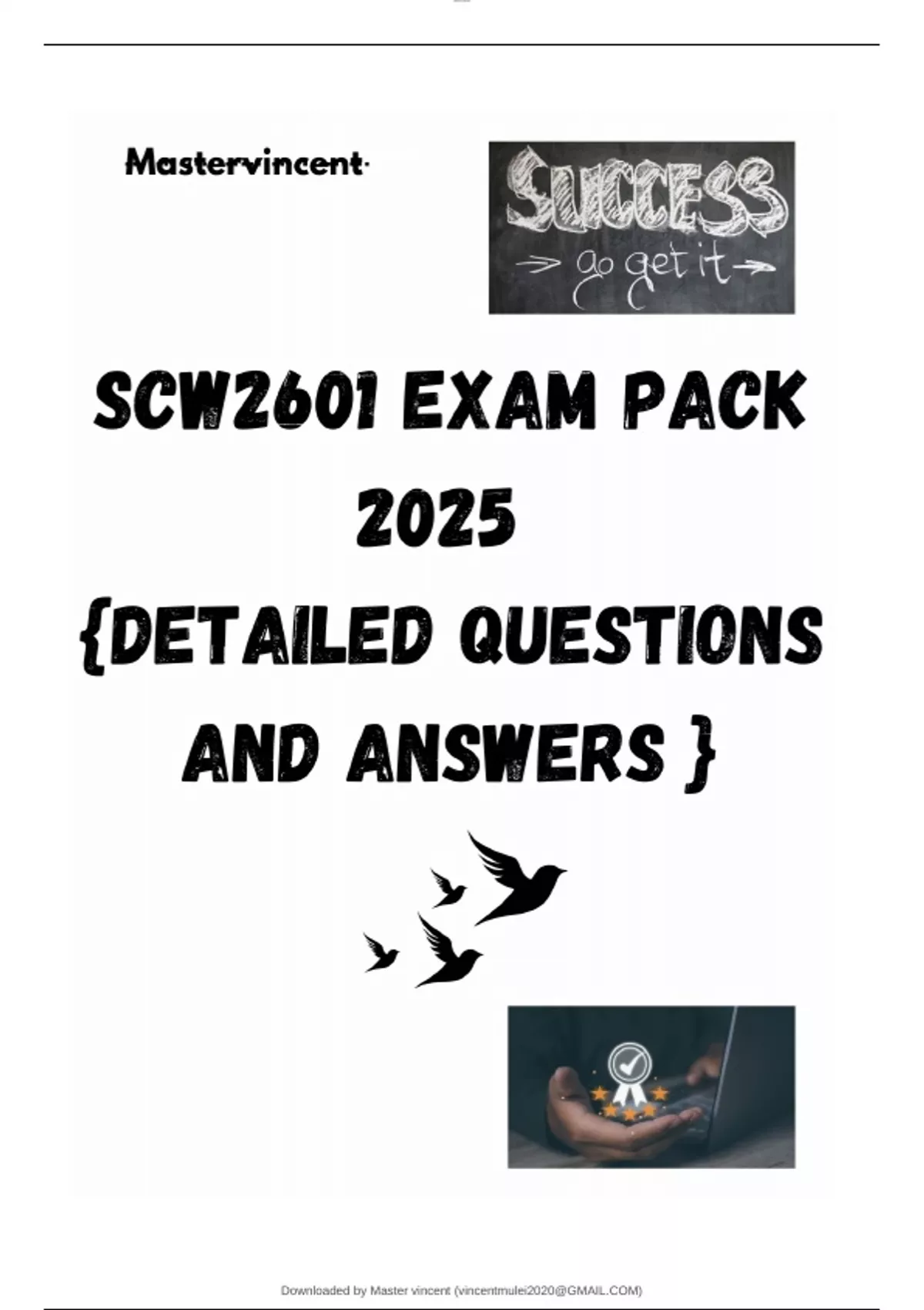 SCW2601 EXAM PACK 2027 {DETAILED QUESTIONS AND ANSWERS } - SCW2601 ...