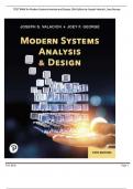 Test Bank For Modern Systems Analysis and Design 9th Edition By Joseph Valacich&comma; Joey George&comma; Jeffrey Hoffer &lpar;Latest Edition 2023-24&comma; Grade A&plus;&comma; 100 Verified&rpar;