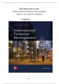 SOLUTION MANUAL FOR INTERNATIONAL FINANCIAL MANAGEMENT-&lpar; CHEOL S&period; EUN&period; BRUCE G&period; RESNICK&rpar;  9th EDITON&vert;&vert;NEWEST EDITION
