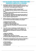 NRS 3026 EXAM 2 PRACTICE QUESTIONS AND  ANSWERS COMPLETE A&plus; GRADED
