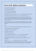 Perio 2&vert;138  Midterm Review Questions With Answers&vert; Test Your Skills&vert;15 Pages