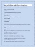 Perio II Midterm &vert;81 Test Questions With 100&percnt; Correct Answers&vert;17 Pages