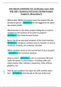 AVID MEDIA COMPOSER 101 Certification Exam 2024  With 200 &plus; Questions And Correct Verified Answers  Graded A&plus; &lpar;Brand New&excl;&excl;&rpar; 