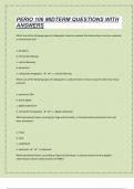 PERIO 106 MIDTERM QUESTIONS WITH ANSWERS&vert;SUCCESS GUARANTEED