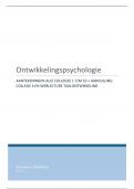 Complete Aantekeningen Ontwikkelingspsychologie College 1 t&sol;m 10 &vert; Blok 1 &lpar;2024&sol;2025&rpar;