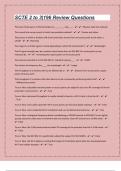 SCTE 2 to 3&vert;196 Review Questions With 100&percnt; Correct Answers