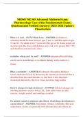 NR565&sol; NR 565 Advanced Midterm Exam&colon; Pharmacology Care of the Fundamentals Exam &vert; Questions and Verified Answers &lpar;2023&sol; 2024 Update&rpar;- Chamberlain