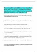 New Jersey Life & Health Insurance State Final Exam&sol;LATEST UPDATE 2025 With certified Questions & 100&percnt; Verified Correct Answers&vert; 100&percnt; Guaranteed pass &lpar;GRADED A&plus;