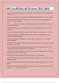 MT1 to MT2&vert;51 SCTE Final TEST  Questions With Answers&vert;2025
