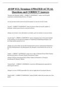 AVOP YUL Terminos UPDATED ACTUAL  Questions and CORRECT Answers