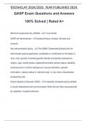 QASP Exam Questions and Answers 100&percnt; Solved &vert; Rated A&plus;