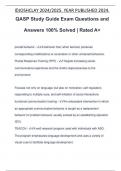 QASP Study Guide Exam Questions and Answers 100&percnt; Solved &vert; Rated A&plus;