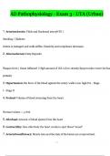 Advanced Pathophysiology NURS 5315 UTA Exam 3 &lpar;Urban&rpar; Questions and Verified Answers &lpar;2024 &sol; 2025&rpar; 100&percnt; Guarantee Pass