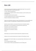 Rem 100 exam 2024&sol;2025 with 100&percnt; correct answers