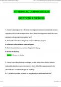 ATI MED SURG CARDIOVASCULAR Questions and Verified Answers &lpar;2024 &sol; 2025&rpar; 100&percnt; Guarantee Pass