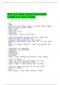 NUR 114 FINAL QUESTIONS WITH COMPLETE SOLUTIONS&period;