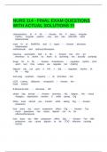 NURS 114 - FINAL EXAM QUESTIONS WITH ACTUAL SOLUTIONS &excl;&excl;&excl;&period;