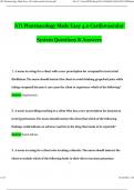ATI Pharmacology Made Easy 4&period;0 Cardiovascular System 2024 Questions with Answers Best Graded A&plus;