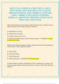 2025 CCMA CERTIFICATION TEST LATEST  TEST BANK CONTAINS 600 ACTUAL EXAM  PREP QUESTIONS AND CORRECT ANSWERS &lpar;100&percnt; CORRECT DETAILED ANSWERS&rpar;  MEDICAL ASSISTANT CERTIFICATION EXAM  PRACTICE TEST BANK